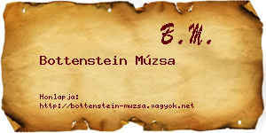 Bottenstein Múzsa névjegykártya